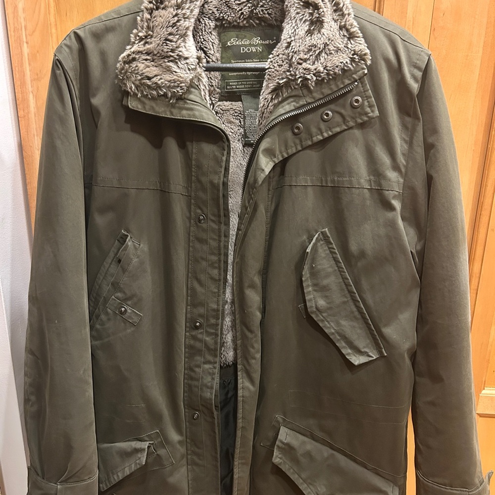 Eddie Bauer Men's Goose Down filled winter coat